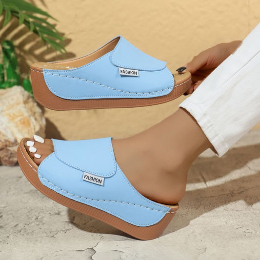 Orthocomfort - sandal z 6 cm udobnim podplatom